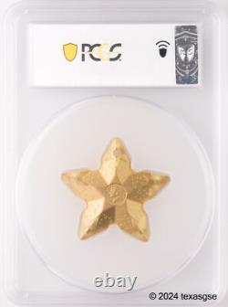 2024 Cook Islands Silver 1oz $5 Starry Sky Gild Ornament PCGS MS70 FDI