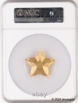 2024 Cook Islands Silver 1oz $5 Starry Sky Gilt Ornament NGC MS70 First Release