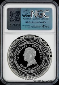 2024 Cook Islands Silver 2oz $10 Elephant NGC PF70 First Release