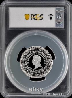 2024 Cook Islands Silver 2oz $10 Elephant PCGS PR70 First Day Issue
