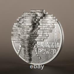 2024 Cook Islands Silver 2oz $10 Elephant PCGS PR70 First Day Issue