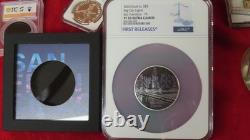 2024 Cook Islands Silver $5 San Francisco Big City Lights NGC PR70 First Release