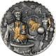 2024 Cook Islands Steampunk Carnival 3 oz Silver Antiqued Gilded Coin