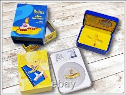 2024 Cook Islands The Beatles Yellow Submarine silver coin, collectible 1OZ, 5$