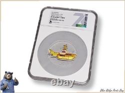 2024 Cook Islands The Beatles Yellow Submarine silver coin, collectible 1OZ 5$