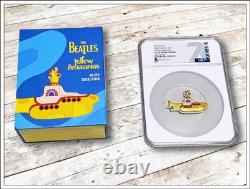 2024 Cook Islands The Beatles Yellow Submarine silver coin, collectible 1OZ, 5$