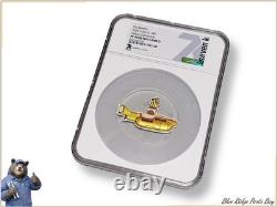 2024 Cook Islands The Beatles Yellow Submarine silver coin, collectible 1OZ 5$
