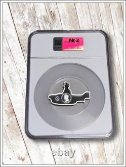2024 Cook Islands The Beatles Yellow Submarine silver coin, collectible 1OZ, 5$