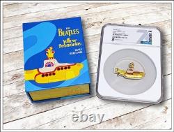 2024 Cook Islands The Beatles Yellow Submarine silver coin, collectible 1OZ, 5$