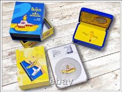 2024 Cook Islands The Beatles Yellow Submarine silver coin, collectible 1OZ, 5$