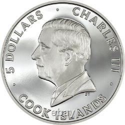 2024 Cook Islands Under Cat 1 oz proof silver coin Ready to Ship