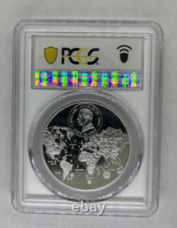 2024 PCGS MS70, 1oz. 999 Fine Silver, Glass House Mountains, Cook Islands