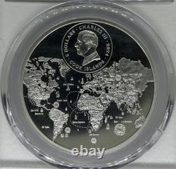 2024 PCGS MS70, 1oz. 999 Fine Silver, Glass House Mountains, Cook Islands