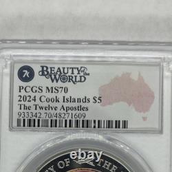 2024 PCGS MS70, The 12 Apostles, Cook Islands, Beauty Of The Word Series, 7k