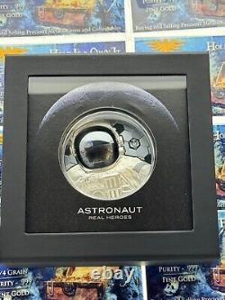 2024 Real Heros Astronaut 3 Oz Silver Cook Islands Ultra High Relief Cit