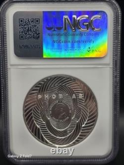 2025 Cook Is. $ 10 Arachnophobia High Relief FR PF 70 ULTRA CAMEO 2 Oz Silver