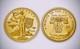 2025 Cook Island. 999 Gold Coin Peace Through Strength Modern Liberty