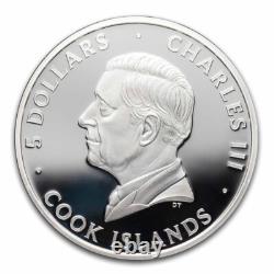 2025 Cook Islands 1 oz Silver Proof Underlook Under-Dog