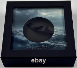2025 Cook Islands 3 Oz Silver $20 Underwater Fantasy Sea Monster NGC MS70 FR UHR