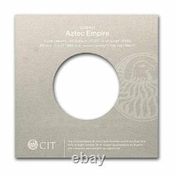 2025 Cook Islands 3 oz Silver Aztec Empire Proof (with Box & COA)