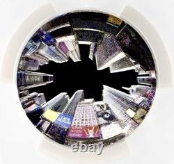 2025 Cook Islands 3oz SILVER $20 360° VIEW OF NEW YORK NGC PF70 UCAM UHR FR