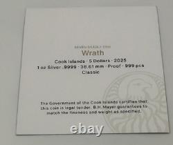 2025 Cook Islands $5 1 oz Silver 7 Deadly Sins Wrath NGC PF70 First Releases 2025 Cook Islands $5 1 oz Silver 7 Deadly Sins Wrath NGC PF70 First Releases