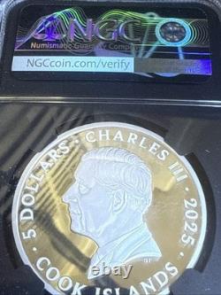 2025 Cook Islands $5 1 oz Silver 7 Deadly Sins Wrath NGC PF70 ULTRA CAMEO