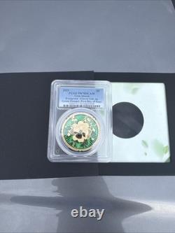 2025 Cook Islands $5 1oz Gilt Silver Evergreen Clover PCGS PR70 First Day