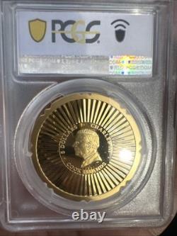 2025 Cook Islands $5 1oz Gilt Silver Evergreen Clover PCGS PR70 First Day