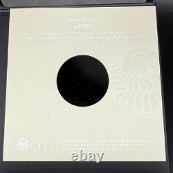 2025 Cook Islands $5 PCGS SP70 Leon. 999 Silver Coin Antique Finish 1 of 50 Mint