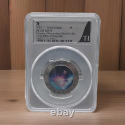 2025 Cook Islands $5 Universe of Knowledge 2 oz Silver Coin PCGS MS70 Low Pop
