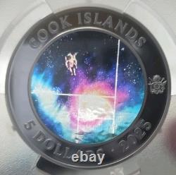 2025 Cook Islands $5 Universe of Knowledge 2 oz Silver Coin PCGS MS70 Low Pop