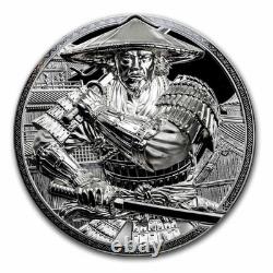 2025 Cook Islands 5 oz Silver Samurai (with Box & COA)