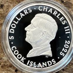 2025 Cook Islands 7 Deadly Sins- Wrath- 1 oz Silver Proof Coin- 199 Mintage