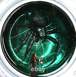 2025 Cook Islands ARACHNOPHOBIA, PCGS PR70, 2 oz. Silver Colorized/Enameled