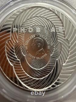 2025 Cook Islands ARACHNOPHOBIA, PCGS PR70, 2 oz. Silver Colorized/Enameled