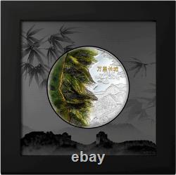 2025 Cook Islands Great Wall of China 3 oz Silver High Relief Gilded Proof Coin