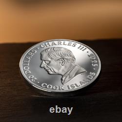 2025 Cook Islands Lost City Pompeii 3oz Silver Coin Ultra High Relief