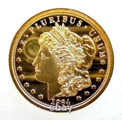 2025 Cook Islands Morgan $5 Gold Proof? 1/10 oz. Of 24% Gold