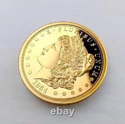 2025 Cook Islands Morgan $5 Gold Proof? 1/10 oz. Of 24% Gold
