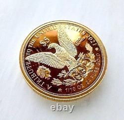 2025 Cook Islands Morgan $5 Gold Proof? 1/10 oz. Of 24% Gold