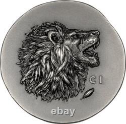 2025 Cook Islands Numismatic Icons Leon 1 oz Silver Antiqued Coin