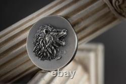 2025 Cook Islands Numismatic Icons Leon 1 oz Silver Antiqued Coin