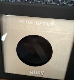 2025 Cook Islands Portal of Time 2oz Silver PCGS SP70 FDOI Antiqued Colorized