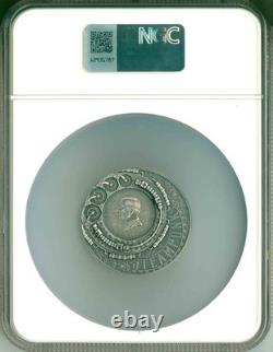 2025 Cook Islands S$20 Gilt Steampunk Aviation FR UHR 3 oz NGC MS70 Antiqued OGP