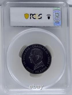 2025 Cook Islands Silver 2 Oz $10 Portal of Time PCGS SP70 First Day Issue UHR