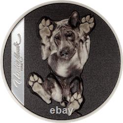 2025 Cook Islands Underlook Under-Dog 1 oz Silver Colorized Proof Coin