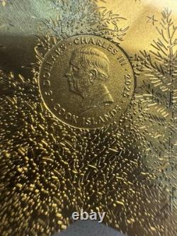 2025 Cook Islands Winter Forest Star Coin NGC MS70 First Releases Gold Gilt