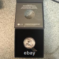 2026 1 Oz. 9999 Silver CIT Cook Islands Jurassic Relic Carcharodontosaurus Coin