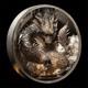 2026 Cook Islands 3 oz Silver the Thunder Dragon Coloured Proof Coin